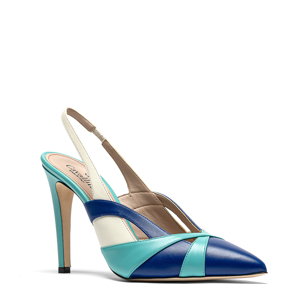 Azzurrite_2 Azzurrite, décolleté donna in pelle di vitello blu con tacco 10,5 cm - Cavallini
