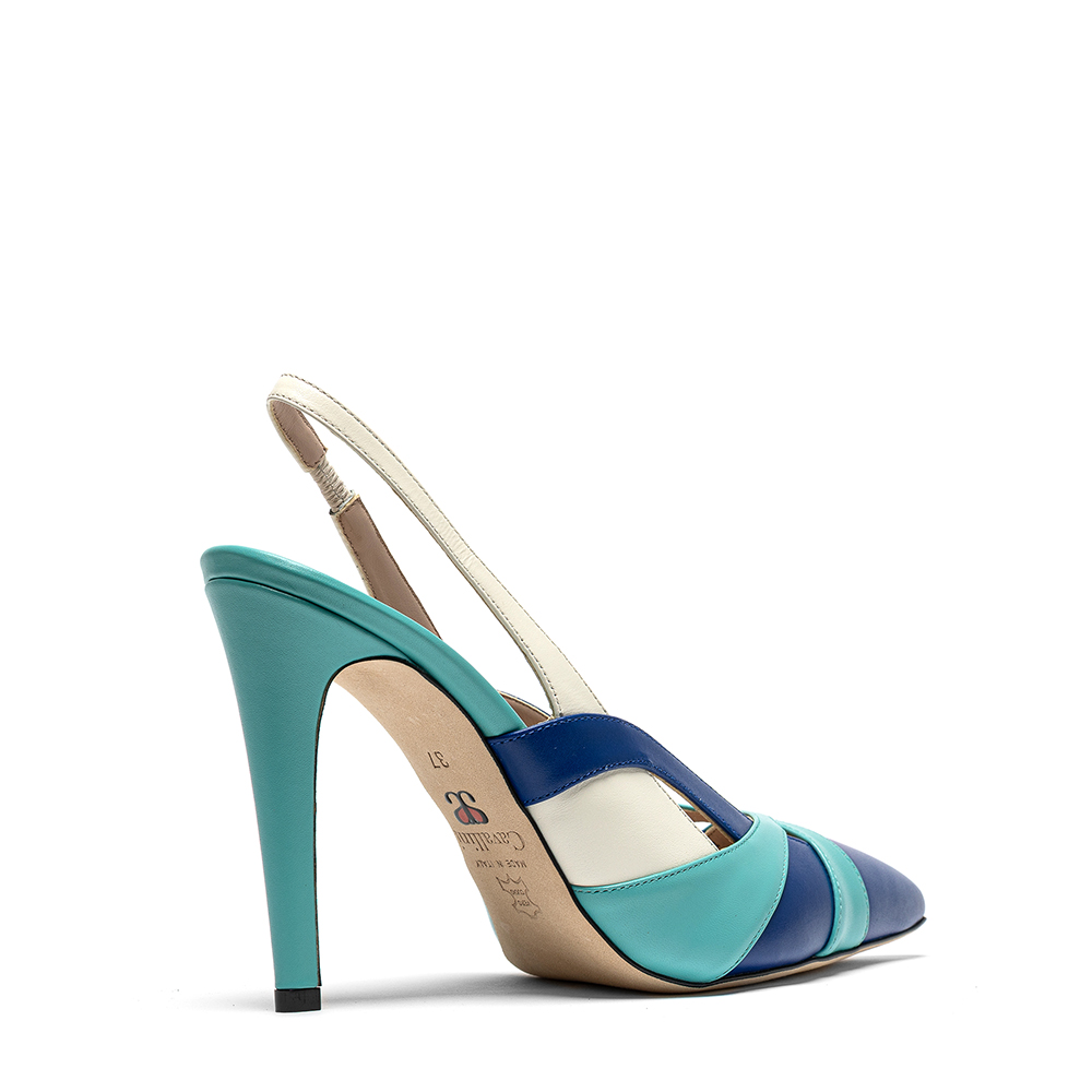 Azzurrite_3 Azzurrite, décolleté donna in pelle di vitello blu con tacco 10,5 cm - Cavallini