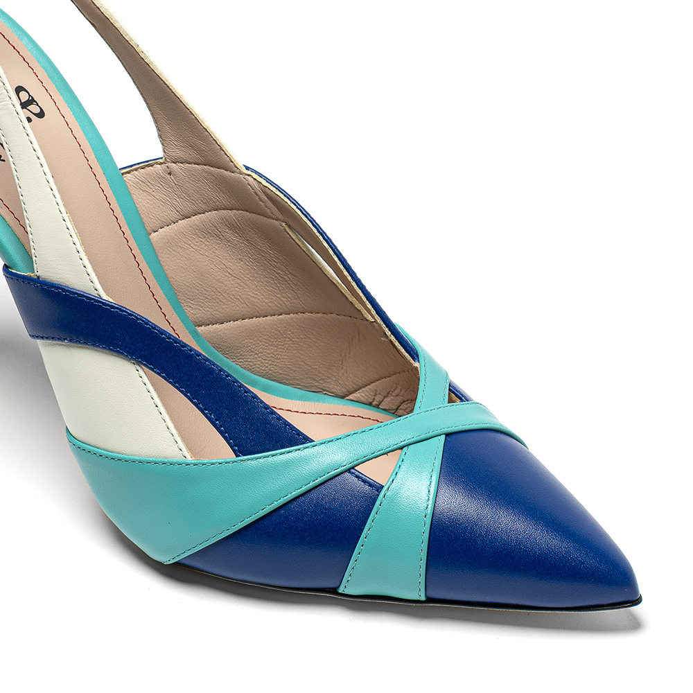 Azzurrite_4 Azzurrite, décolleté donna in pelle di vitello blu con tacco 10,5 cm - Cavallini